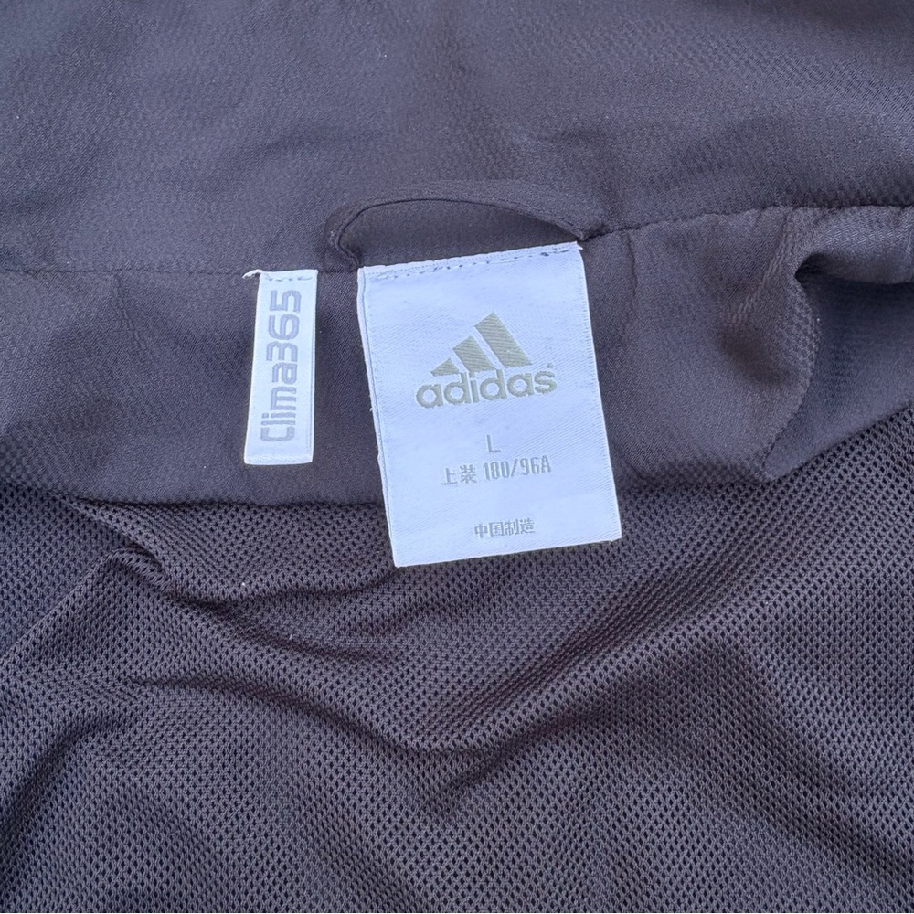 Adidas Men's Black Jacket with Red Accents - Picture 8 of 9